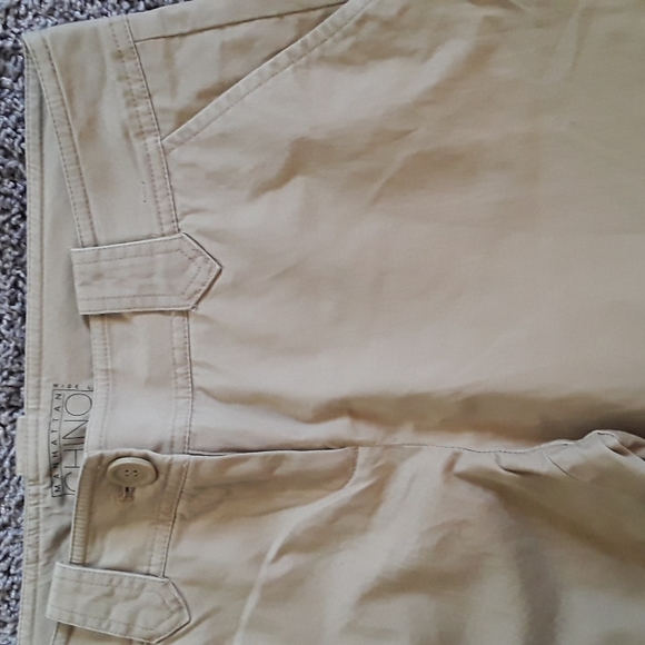 Manhattan Chino Khaki Pants New York and Company Sz8P - Picture 2 of 3